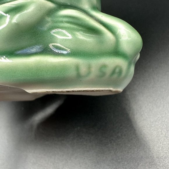 Vintage Bird Planter Pottery USA Ceramic Large 17"x8.5” Pheasant Marked Numbered - Picture 9 of 15